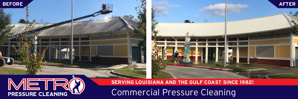 Commercial Pressure Washing for Louisiana and the Mississippi Gulf Coast 